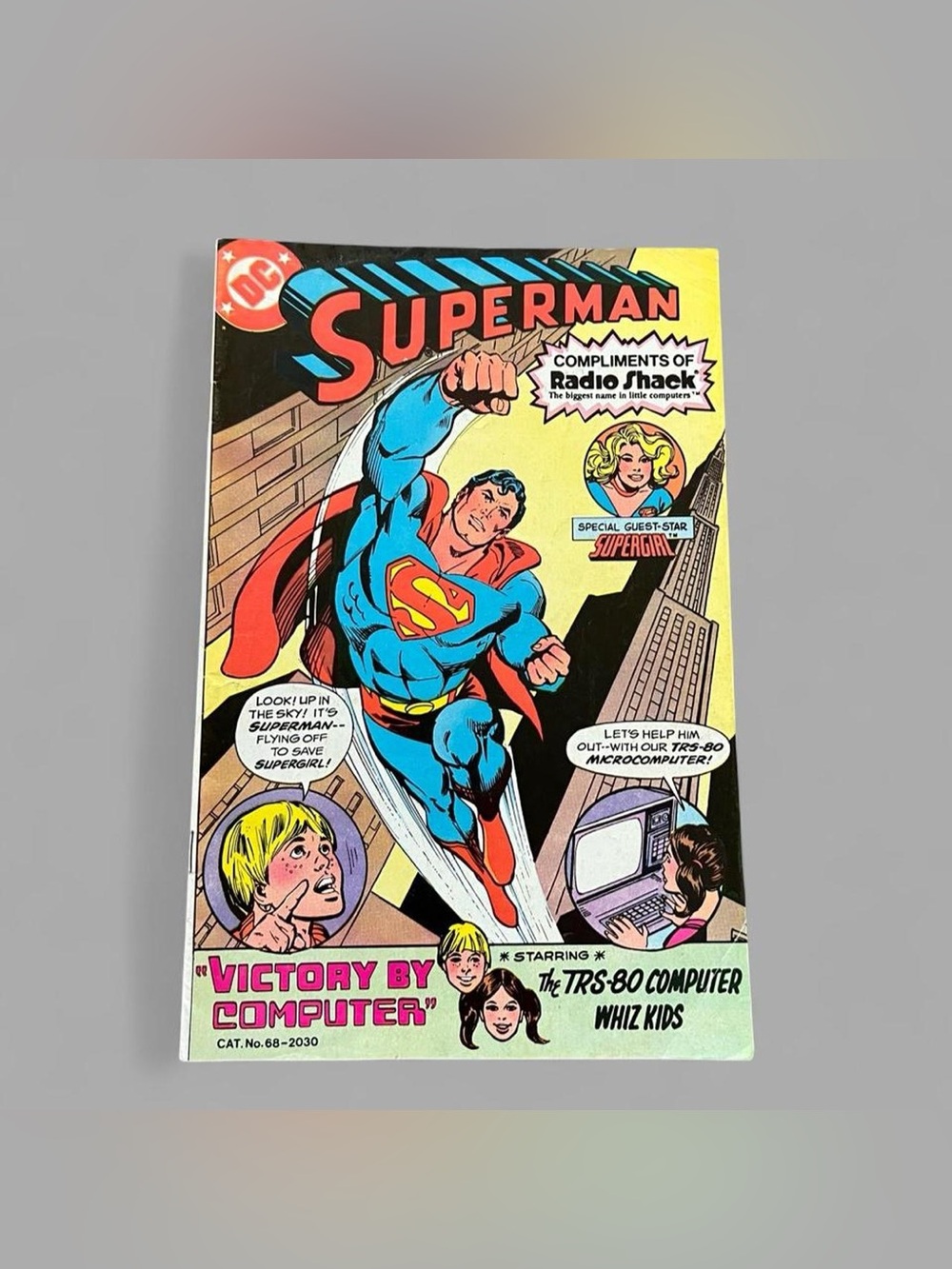 Superman Supergirl DC Comics Radio Shack Comic Book (1981)
